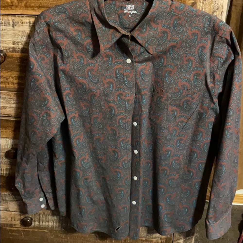 Wrangler George Strait Button down shirt